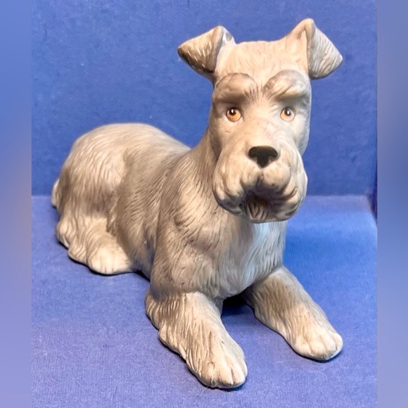 Schnauzer Dog Figurine 06142 Lefton Signed Joe Lefton 1987 - Picture 1 of 11